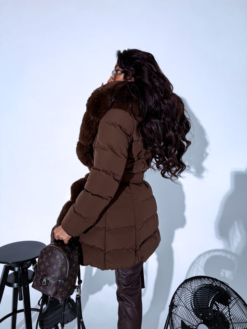 Virsjaka ar pūku priekšpusē "NORDELLE" FC7505 - CHOCO PRE-ORDER